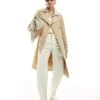 New Look Trench Coat In Stone For Women Neutral