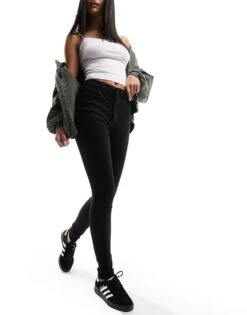 New Look Skinny Lift And Shape Jean In Black For Women