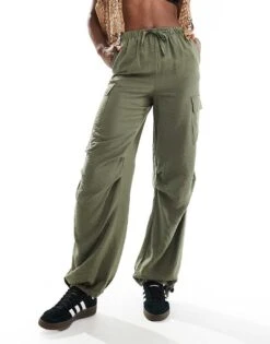 New Look Cargo Jogger In Khaki For Women