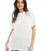New Look Plain Oversized Tee In White For Women