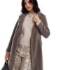 New Look Formal Coat In Mink For Women Beige