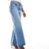 New Look Wide Leg Jean In Mid Blue For Women