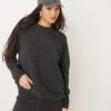 New Look Co-ord Oversized Jumper In Dark Grey For Women