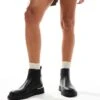 New Look Wide Fit Chelsea Boot In Black For Women