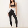 New Look Fleece Lined Leggings In Black For Women