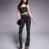 New Look Sequin Trouser Co-ord In Black