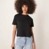 New Look Boxy T-shirt In Black For Women