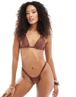 New Look Bikini In Brown