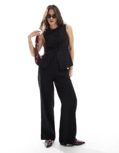 New Look Tailoring 3 Piece Co-ord In Black